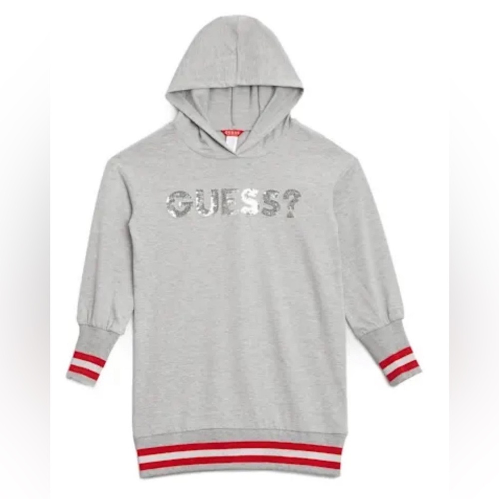 New Guess Karrie hoodie Girls Dress Size 7